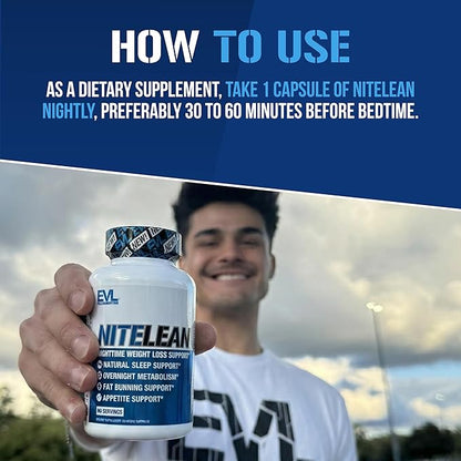 Night Time Fat Burner for Weight Loss Support - Belly Fat Burner for Men & Women with Green Tea and White Kidney Bean Extract - Nighttime Metabolism Booster & Sleep Optimizer to Help Stubborn Fat Loss