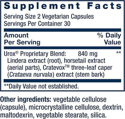 Life Extension Women's Bladder Support – for Bladder Health and Normal Urinary Frequency – Horsetail, Lindera and Three-Leaf Caper Extracts – Non-GMO – Gluten Free — 60 Vegetarian Capsules