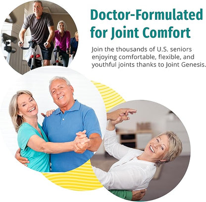 Joint Genesis, Joint Support Formula, Promotes Joint Function, Comfort, and Flexibility, 30-Day Supply, 6 Pack