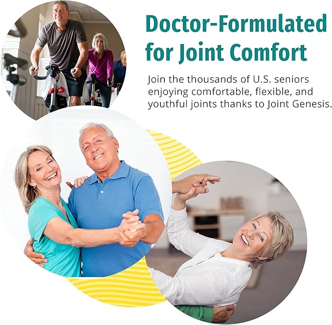 Joint Genesis - Joint Support Supplement - with Mobilee and Boswellia Serrata - for Comfortable, Flexible Joints - 30-Day Supply