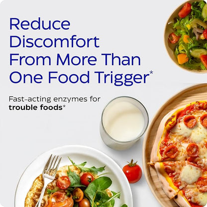 Enzymedica Digest Spectrum, Advanced Digestive Enzymes for Women and Men, Supports Digestion and Multiple Food Intolerances, Fast-Acting Formula for Gas and Bloating Relief, 30 Capsules