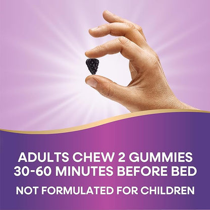 Nature's Way Sambucus Sleep + Immune* Elderberry Gummies, Sleep Support for Adults and Immune Support*, with Melatonin, Vitamin C, L-Theanine, Zinc, 50 Gummies (Packaging May Vary),(Pack of 2)