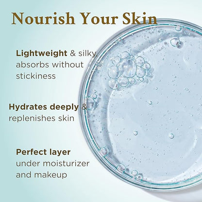 MATKAS Korean Firming Boost Hydrating Hyaluronic Acid Serum 1 Fl. Oz. - Hyaluronic Acid + 2% Niacinamide Serum for Dry Skin, Anti Aging Korean Peptides Moisturizer for Face, Deep Facial Skin Hydration