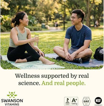 Swanson Apigenin Bioflavonoid Supplement for Adults Seeking Natural Sleep, Relaxation, and Stress Relief Support - 50 mg (90 Vegan Capsules)