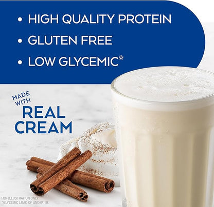 Atkins Creamy Cinnamon Swirl High Protein Shake, 15g Protein, Keto Protein Shake, 2g Net Carb, 1g Sugar, Low Sugar and Low Carb, Breakfast Protein Shakes, 12 Count