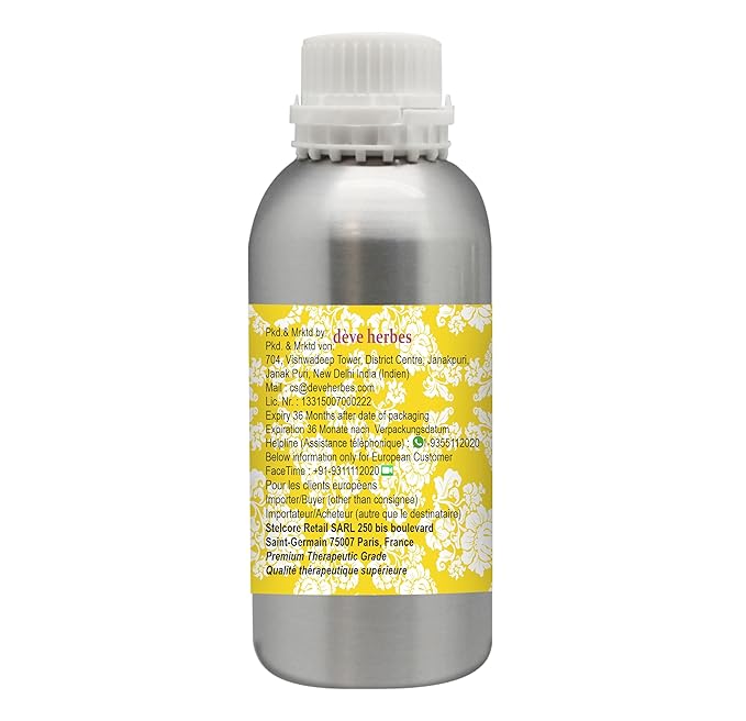 Deve Herbes Pure Psoralea Oil (Psoralea corylifolia) Cold Pressed 300ml (10 oz)