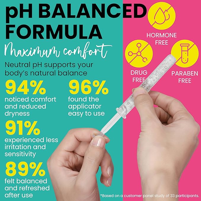 PCOS Support for Fertility & Cycle Health | Hormone Balance for Women | Helps with Irregular Cycles, Vaginal Dryness, Pelvic Discomfort & Mood Swings | Includes 10 Pre-Filled Applicators