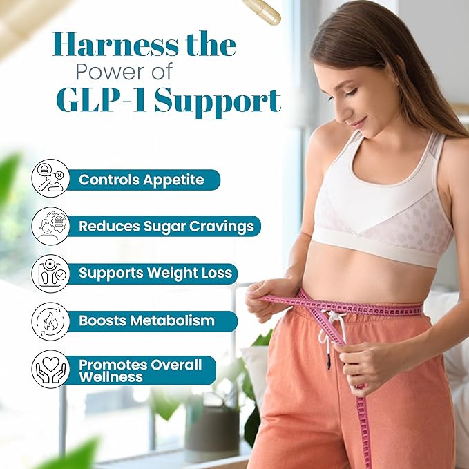Candid Cleanse Supplement with GLP-1 Support - Oregano Leaf, Caprylic Acid & LactoSpore | Candida Support Pills for Digestive Health | Candida Cleanse Detox for Women & Men | 30