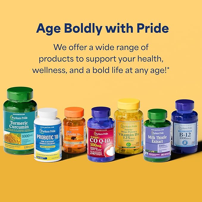 Puritan's Pride Glucosamine Chondroitin MSM, Dietary Supplement for Joint Health, 6 Month Supply, 360 Coated Tablets