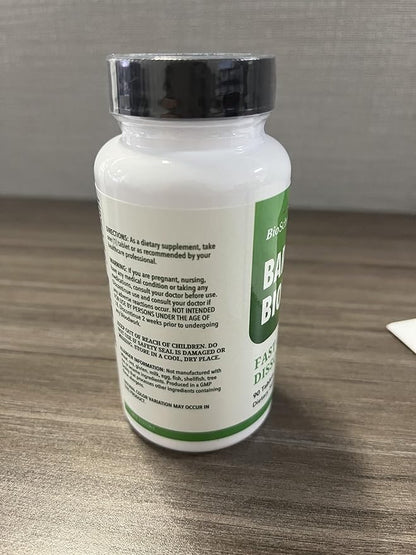 BioSchwartz Bariatric Biotin Chewable Tablets - 5500mcg Biotin per Serving - Green Apple Flavor, 3 Month Supply - Sugar-Free Hair Skin Nails Vitamins for Women for Post-Bariatric Care - 90 Servings