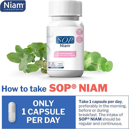 60 Day Supply | D-Chiro Inositol Supplement for PCOS - 500mg | Folic Acid, Vitamin B6, B12, D3 & Biotin | Polycystic Ovary Syndrome | Hormonal Balance & Fertility Support
