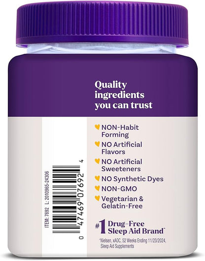 Natrol Kids Melatonin Gummies 1mg, Children's Melatonin for Restful Sleep, 60 Raspberry-Flavored Sleep Gummies, 60 Day Supply