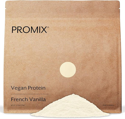 ProMix Nutrition Plant-Based Vegan Protein Powder, Vanilla - Pea Protein & Vitamin B-12 - ­Post Workout Fitness & Nutrition Shakes, Smoothies, Baking & Cooking Recipes - 2.5 Pound (Pack of 1)