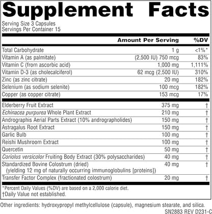 Source Naturals Wellness ImmuneSmart - Core Daily Immune Support* - 45 Capsules