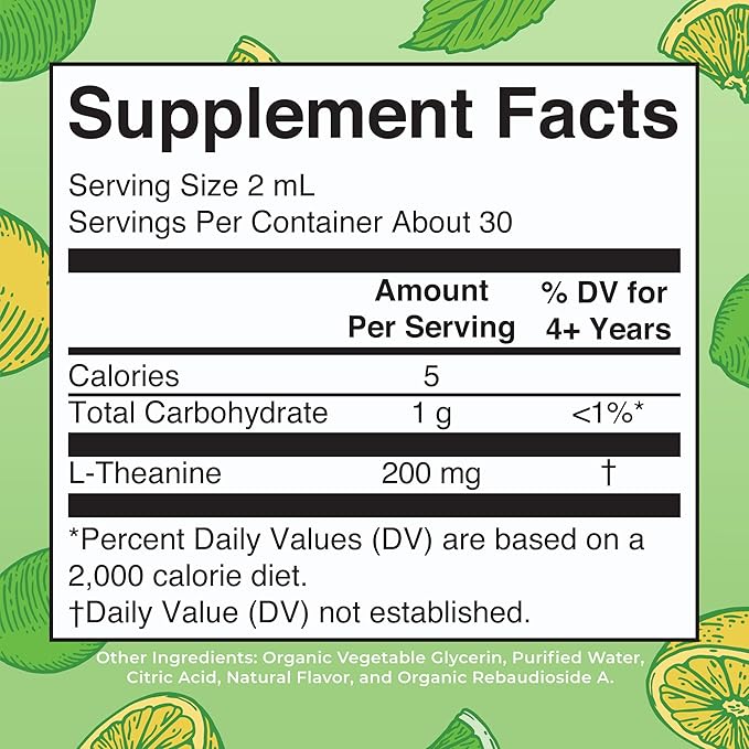 MaryRuth's L Theanine 200mg Liquid Drops | Mood Support for Adults & Kids | Focus Supplement | Natural Sleep Support | Vegan | Non-GMO | Gluten Free | 30 Servings (Pack of 2)