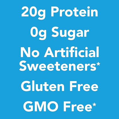think! Protein Bars, High Protein Snacks, Gluten Free, Sugar Free Energy Bar with Whey Protein Isolate, Cookies and Crème, Nutrition Bars without Artificial Sweeteners, 2.1 Oz (10 Count) (Pack of 5)