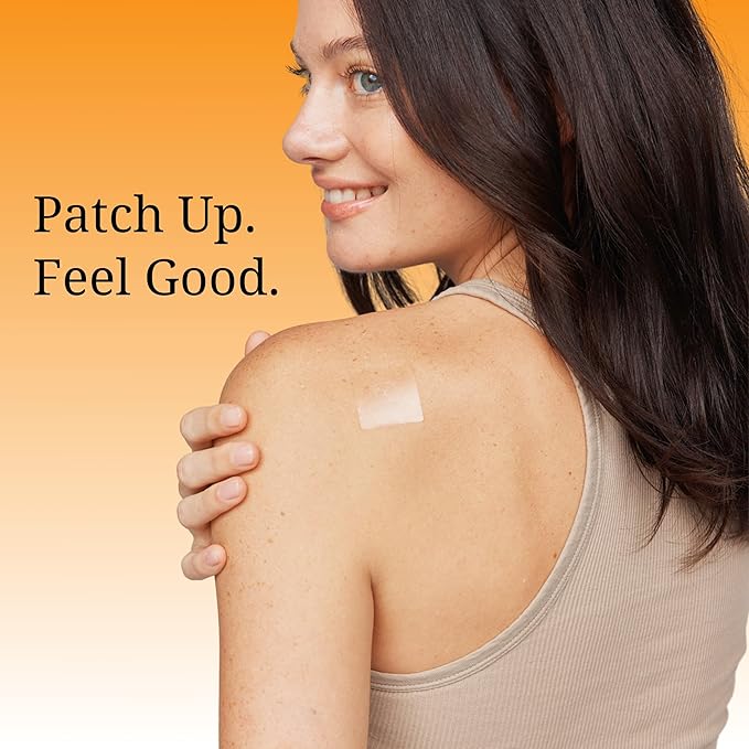 The Patch Remedy Focus Patch | Ginkgo Biloba, Acetyl-L-Carnitine, Bacopa, Magnesium L-Threonate, Green Tea | 30 Patches