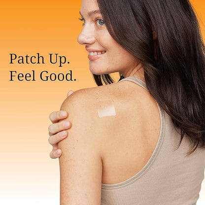 The Patch Remedy Focus Patch | Ginkgo Biloba, Acetyl-L-Carnitine, Bacopa, Magnesium L-Threonate, Green Tea | 30 Patches