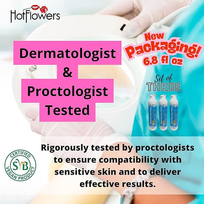 HOT FLOWERS Herbal Fresh Unisex Anal Intimate Wash for Personal Care, pH Balanced for Essentials Body Health, Daily Use, Dry Skin, Proctologist Tested (3)