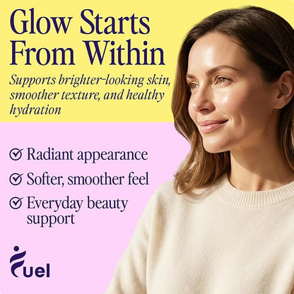 Fuel Multi Collagen Peptides Powder – 11g Hydrolyzed Collagen Types I, II, III, V & X – Hair, Skin, Nails & Joint Support – Keto & Gluten Free – Mixed Berry – 40 Servings (9.59oz)