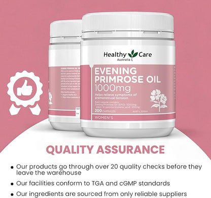 Healthy Care Evening Primrose Oil 1000mg 200 Capsules