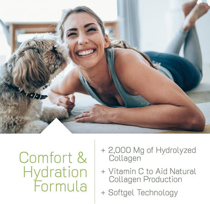 Irwin Naturals Deep Tissue Collagen-Pure - 80 Liquid Softgels - Intense Nourishment for The Skin - 2,000 mg of Hydrolyzed Collagen - 16 Total Servings