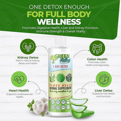 – Natural Herbal Colon Cleanse Detox Supplement | Supports Digestion, Bloating Relief & Regularity | 8 oz Liquid