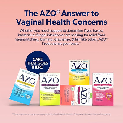 AZO® Boric Acid Vaginal Suppositories for Women, Helps Support Odor Control with Clinically Studied Boric Acid, Non-GMO (Pack of 60)