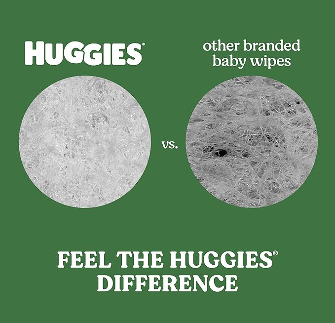 Huggies Extra Large Baby Wipes, Unscented, 5 Flip-Top Packs, 210 XL Wipes Total, Packaging May Vary