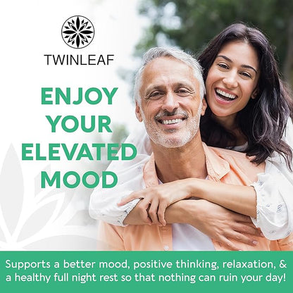 5 HTP Supplement for Mood Support - Made in USA - Natural Manganese & L-tryptophan Capsules - 5-HTP Booster for Men & Women - Proprietary Formula for Mood and Relaxation - 60 Vegan Capsules