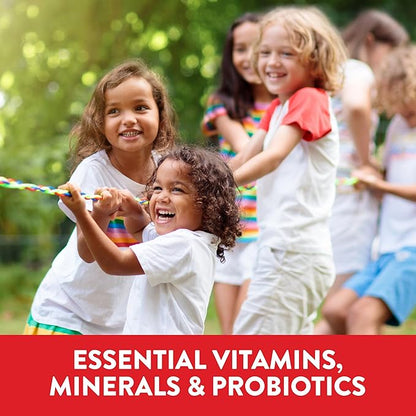 Nature's Truth Kids Multivitamin Gummies with Probiotics | 120 Count | Berry Punch Flavor | Vegetarian, Non-GMO & Gluten Free Supplement