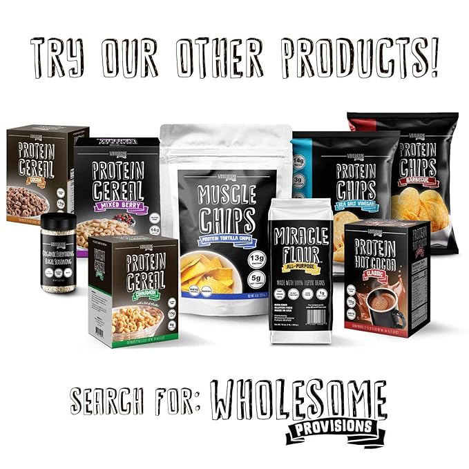 Protein Chips, 14g Protein, 3g-4g Net Carbs, Gluten Free, Keto Snacks, Low Carb Snacks, Protein Crisps, Keto-Friendly, Made in USA (Barbecue & Sea Salt Vinegar, 6 Pack)