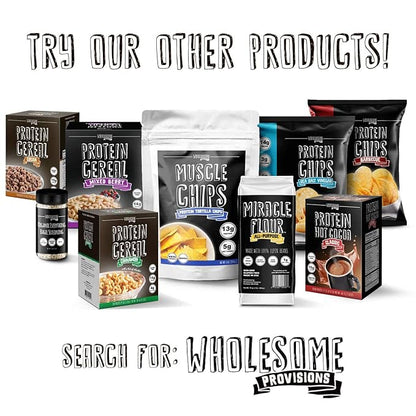 Protein Chips, 14g Protein, 3g-4g Net Carbs, Gluten Free, Keto Snacks, Low Carb Snacks, Protein Crisps, Keto-Friendly, Made in USA (Barbecue, 1 Pack)