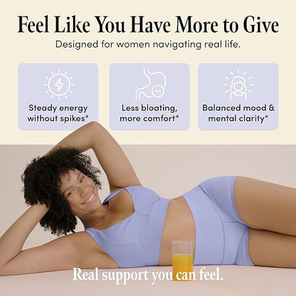 Ovii Ovarian Support for Women: Hormonal & Metabolic Balance - 40:1 Myo-Inositol + Reducose® + Vitamin D + Biotin - Supports Cycle Regularity & Healthy Ovulation & Healthy Metabolism, 30 Ct