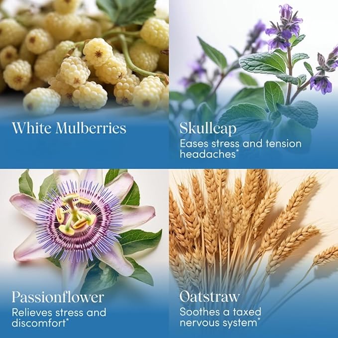 Apothékary Take The Edge Off, Helps Ease Stress & Tension, Alcohol-Free White Wine-Inspired Herbal Liquid Drops, Made with Passionflower Flower, Skullcap & Oatstraw Leaf, 1 Fl oz, 30 Servings