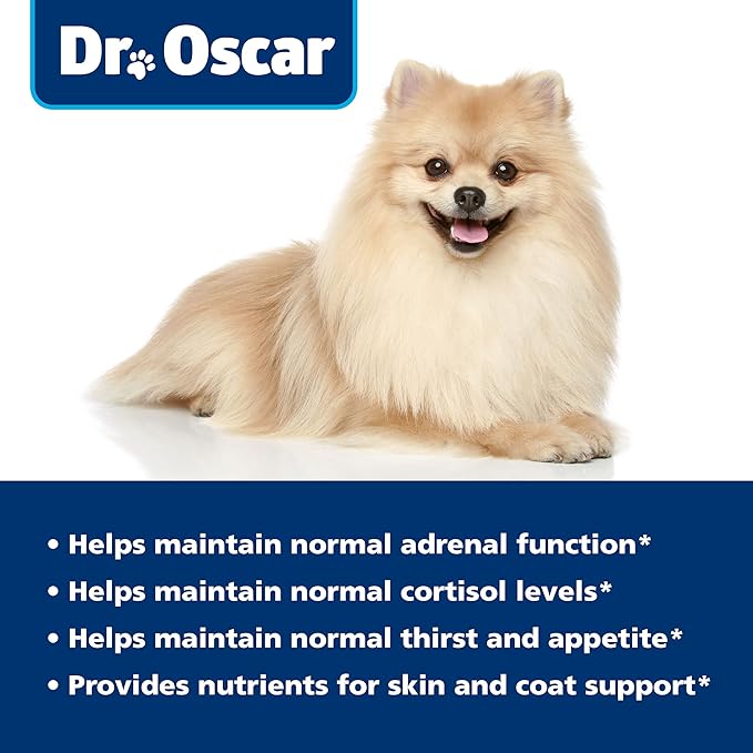HMR Lignans and Melatonin for Dogs with Cushings. Superior 3in1 Formula with Biotin. Adrenal Support, Helps Maintain Normal Cortisol Levels. Better Than Lignans & Melatonin Only. Skin & Coat Support
