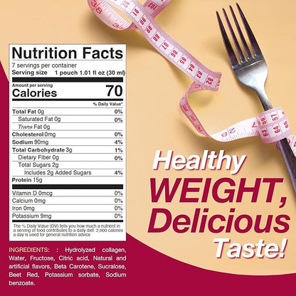 ProtiDIET Peach Mango Concentrated High Protein Drinks - Fat Free, Low Sugar Nutritional Drinks - Easy-to-Mix On-the-Go Concentrated Protein Juice - 7 Packets Per Box