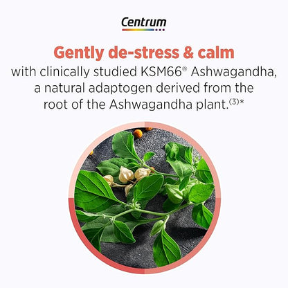 Centrum Clear Mind and Calm Mood Menopause Support Tablets, with Clinically Studied enXtra, 30 Count