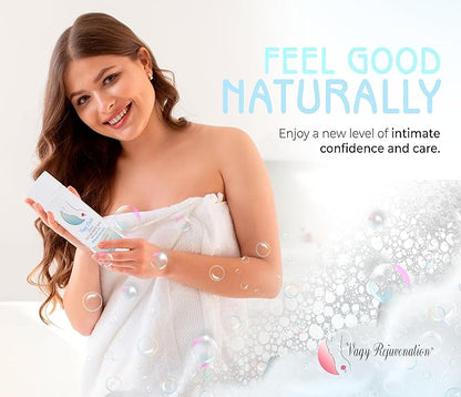 Vagy Rejuvenation Vagy Lactic Feminine Wash with Lactic Acid & Calendula – Gentle Intimate Wash Women pH Balance – Refreshing Vaginal Cleanser – 8 oz (8 oz, Cha nel)