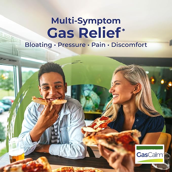 Boiron GasCalm Tablets for Relief from Gas Pressure, Abdominal Pain, Bloating, and Discomfort - 60 Count