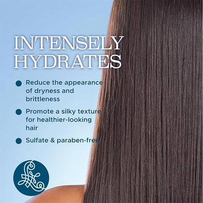 Luseta Hyaluronic Acid Moisturizing Hair Serum for Dry and Damaged Hair, Hair Oil Serum for Women Infused with Avocado Argan Oil and Shea Butter 3.38oz