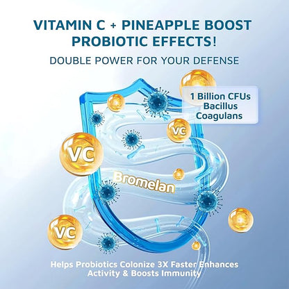 Organic Natural Sourcing Premium Feminine PH Balance Gummies for Women's Health, Immune Support, Hawaiian Pineapple Flavor Gluten-Free, Vegan Premium Feminine Balance Gummies For women-60 Prebiotics
