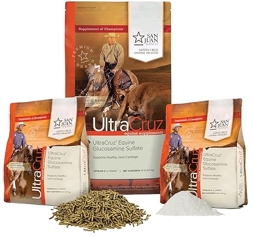 UltraCruz-sc-516456 Equine Glucosamine Sulfate Joint Supplement for Horses, 4 lb, Pellet (32 Day Supply)