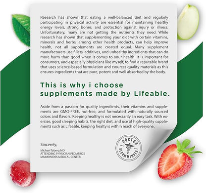 Lifeable Lutein and Zeaxanthin Gummies | Great Tasting Lutein and Zeaxanthin Supplements for Eyes | Vegan and Non GMO Eye Health Gummies | 60 Count
