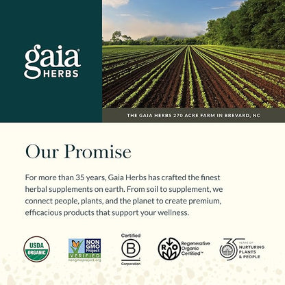 Gaia Herbs Relax Gummies - Supports Calm Feelings* - with Passionflower & Lemon Balm - 45 Vegan Gummies (15 Servings)