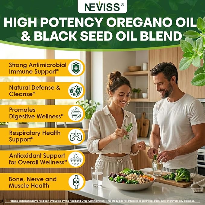 Oil of Oregano with Black Seed Oil Gummies, Elderberry & Garlic, 12-in-1 Oregano Oil Supplement w/ Vitamin C, D3 & Zinc for Immune & Respiratory Support, Aceite de Orégano Cápsulas Replacement, 60 Cts