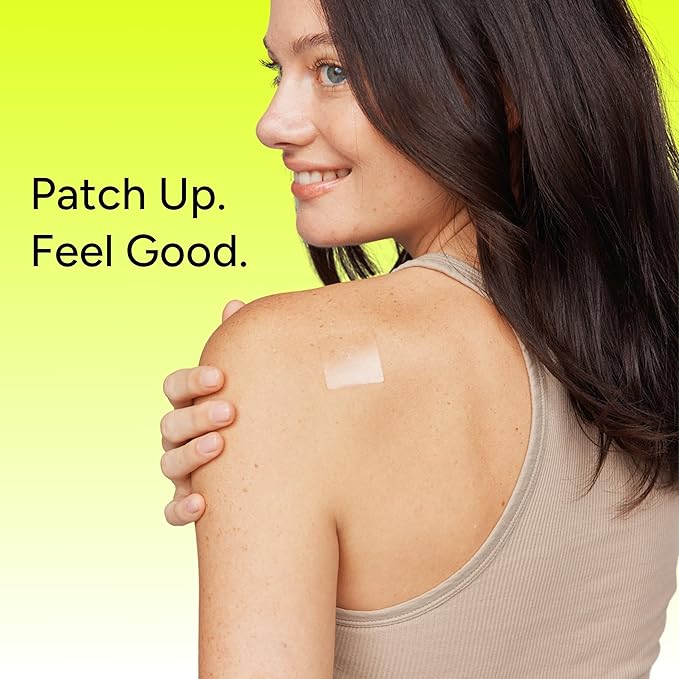 The Patch Remedy Happy Patch | 5-HTP, L-Theanine, Rhodiola, Inositol, B6, Vitamin D3 | 30 Patches