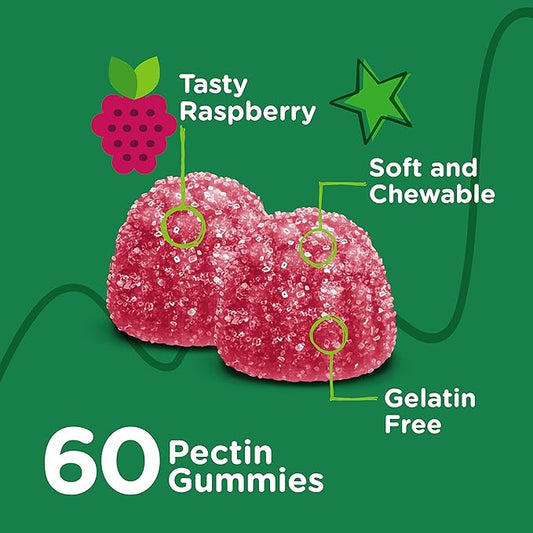 Viteey Kids Magnesium Citrate Gummies - Supports Sleep Aid, Calm Gummies, Muscle Relaxer, Optimal Relaxation - Vegetarian, Gelatin Free, Gluten Free, GMO Free - Tasty Chewable Raspberry Flavored Gummy
