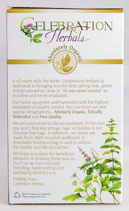 Celebration Herbals Organic Catnip Leaf and Blossom Tea Caffeine Free -- 24 Herbal Tea Bags