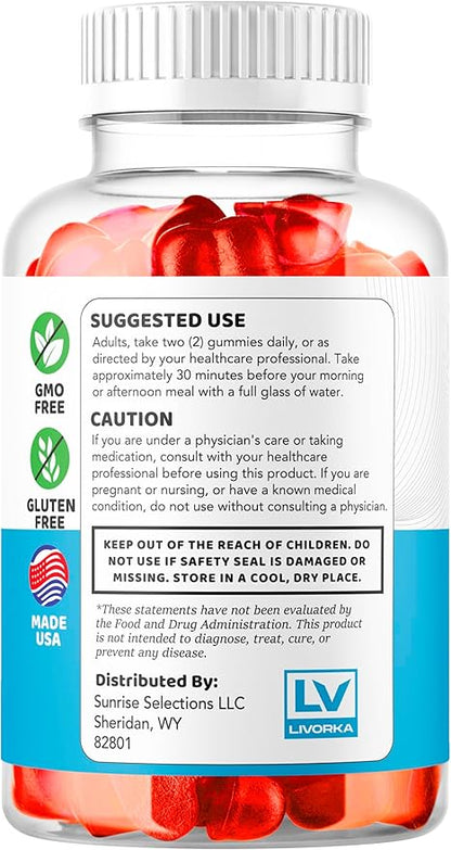 RevitaGlow Gummies - Official Revita Glow Gummy Premium Natural Skin Health Support, RevitaGlowGummies for Gut and Skin Healthy Advanced Renewal Formula Gummys, 60 Gummies for 1 Month